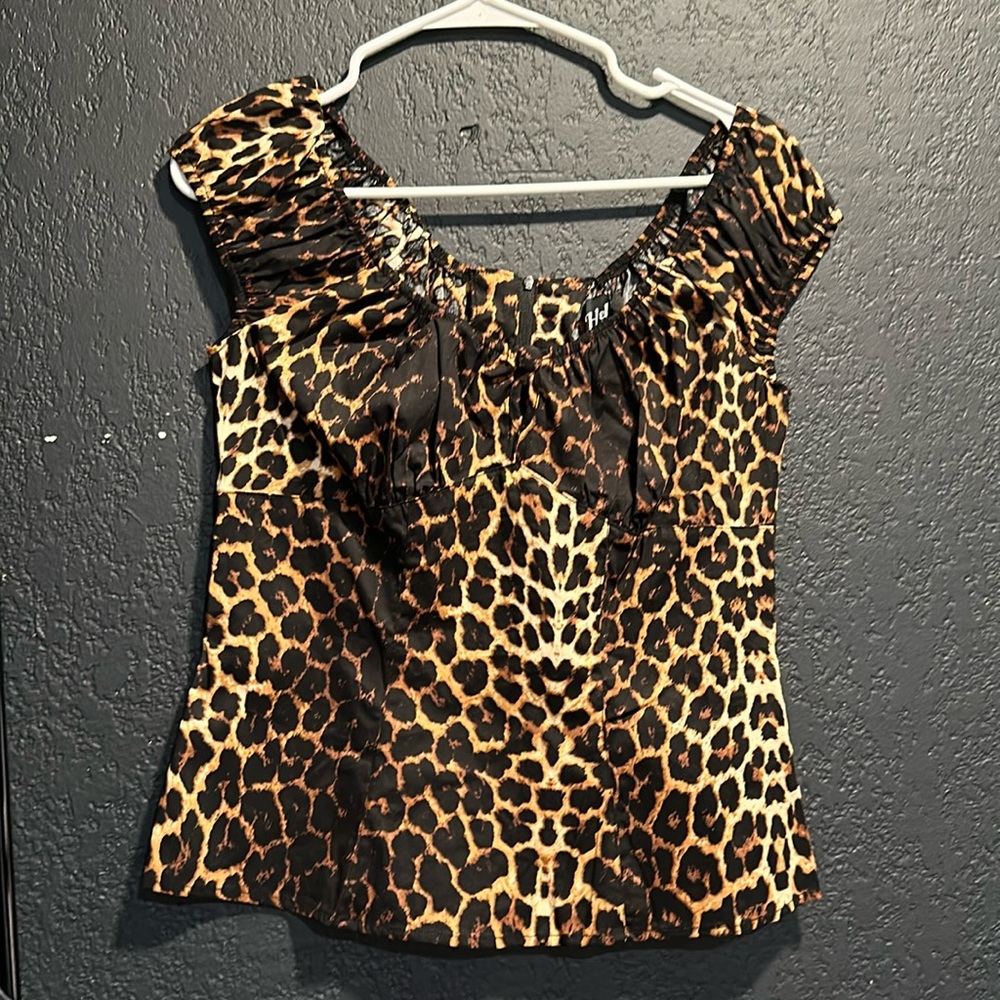 Brand New Hell Bunny Leopard Top
